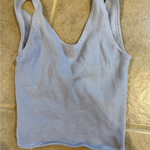 Urban Outfitters Tops - Urban Outfitters Light Blue Ribbed Tank Top